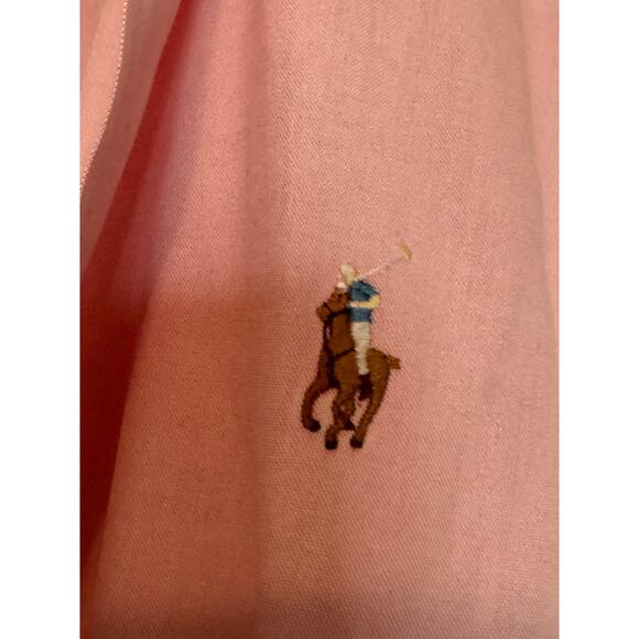 RALPH LAUREN Oxford Pink  Button Down Classic Dress Shirt Pony 17 1/2 36/37 - Picture 2 of 6